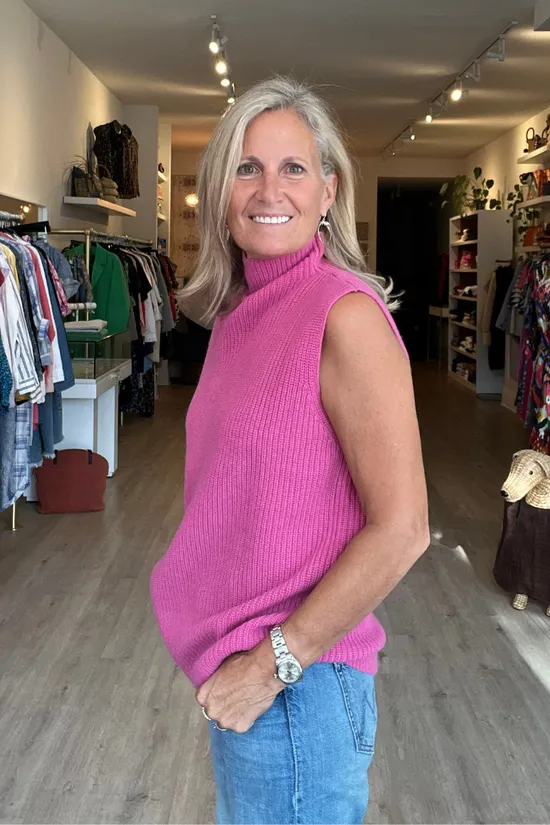 0039 Italy, Lana Vest Pink  