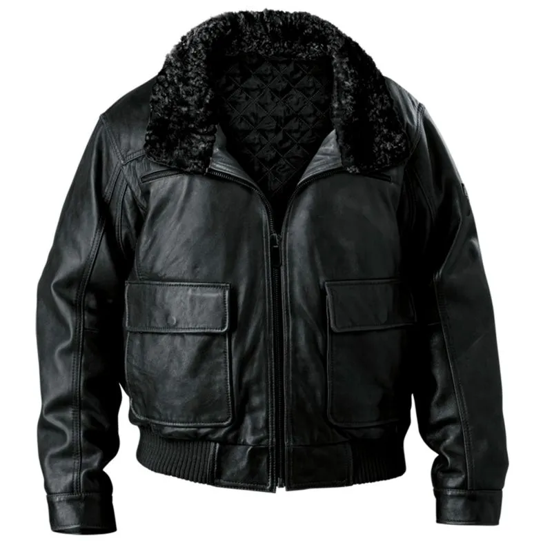 'Spirits Of The Pack' Men's Leather Jacket