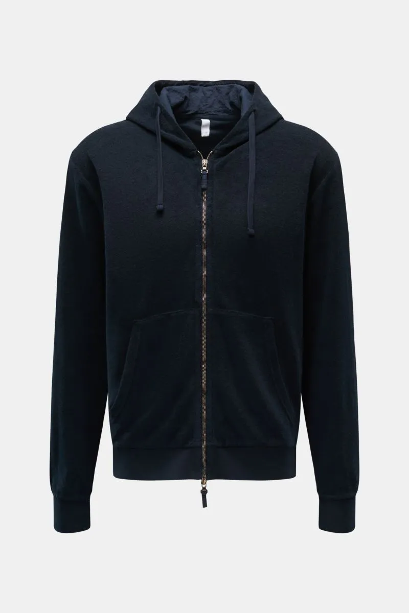 04651/ A TRIP IN A BAG Sweat jacket 'Terry Zip' navy