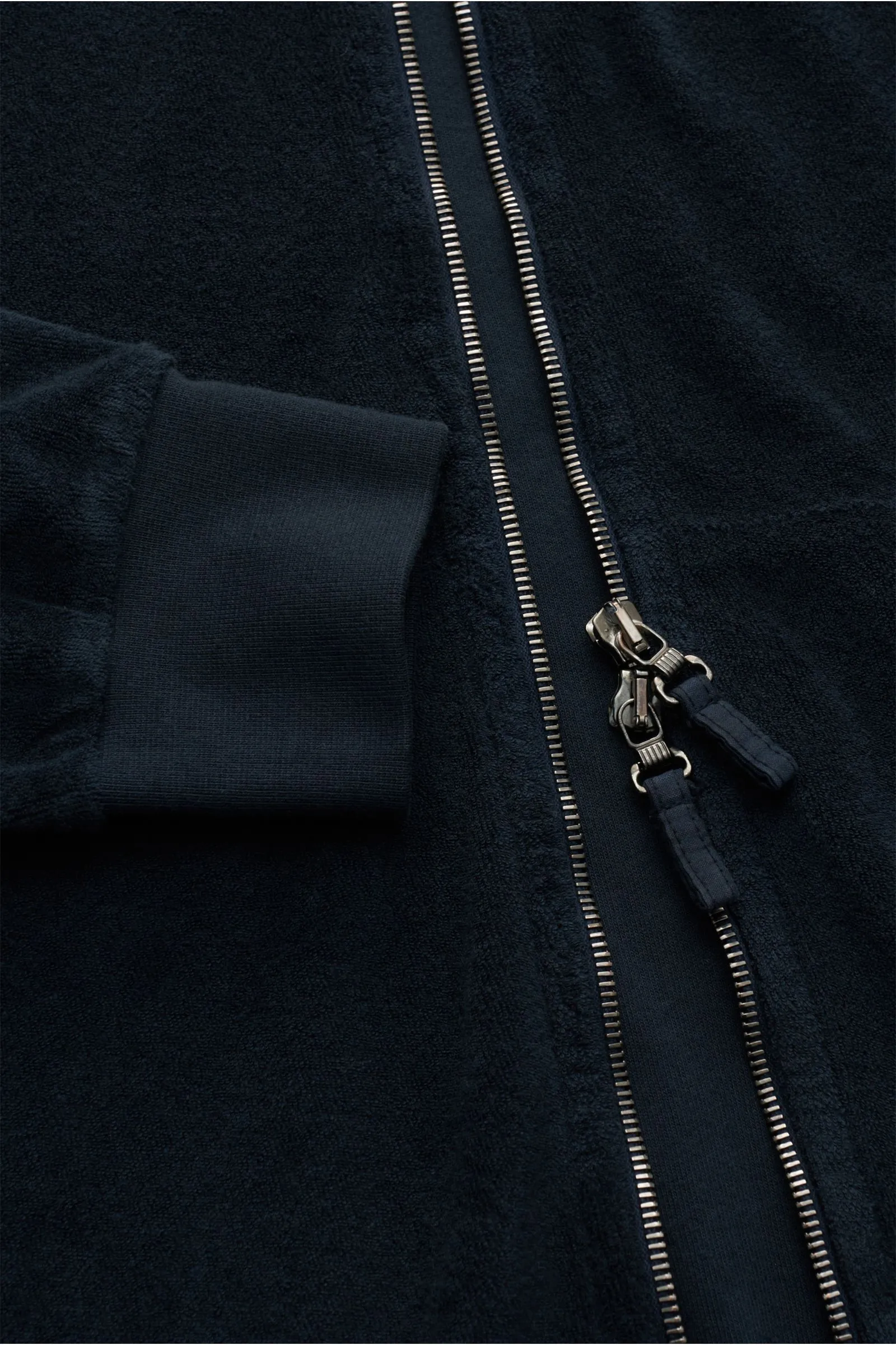 04651/ A TRIP IN A BAG Sweat jacket 'Terry Zip' navy