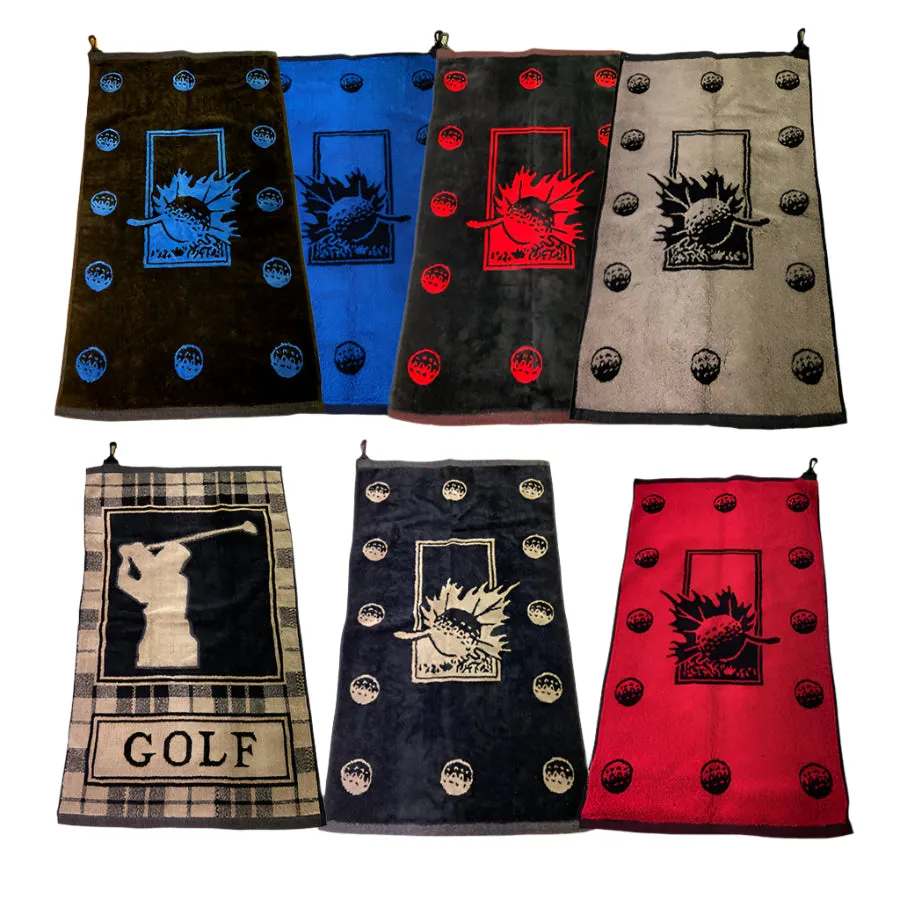 4 Pack Cotton Golf Towels 26