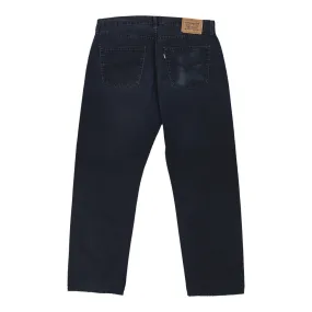 551 White Tab Levis Trousers - 38W 31L Navy Cotton