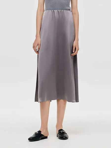 Acetate Flowy Women Skirt 