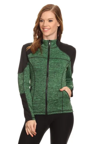 Active Wear Zip Up Jacket