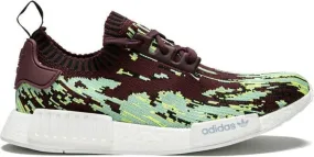 Adidas x Sneakersnstuff NMD R1 Primeknit Datamosh 2.0 Maroon sneakers Brown