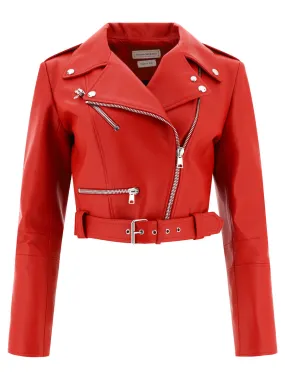 Alexander McQueen    Alexander Mc Queen Biker Crop Jacket