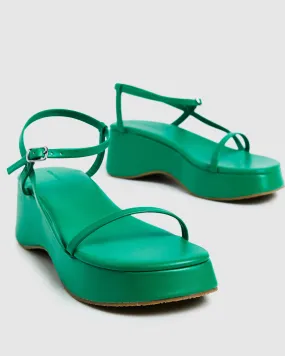 Alice In The Eve Lola Flatform Sandals Fern Green