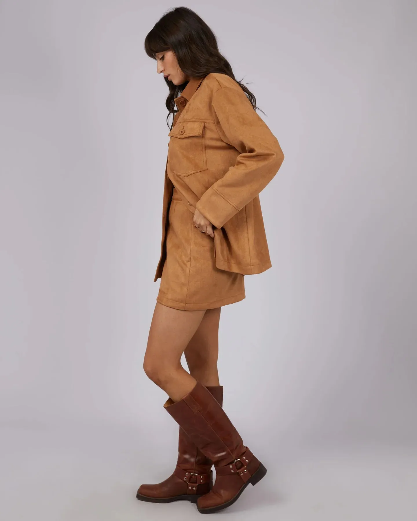 All About Eve Dallas Suede Jacket
