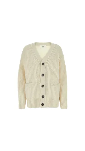 Alpaca Blend Cardigan - Ivory