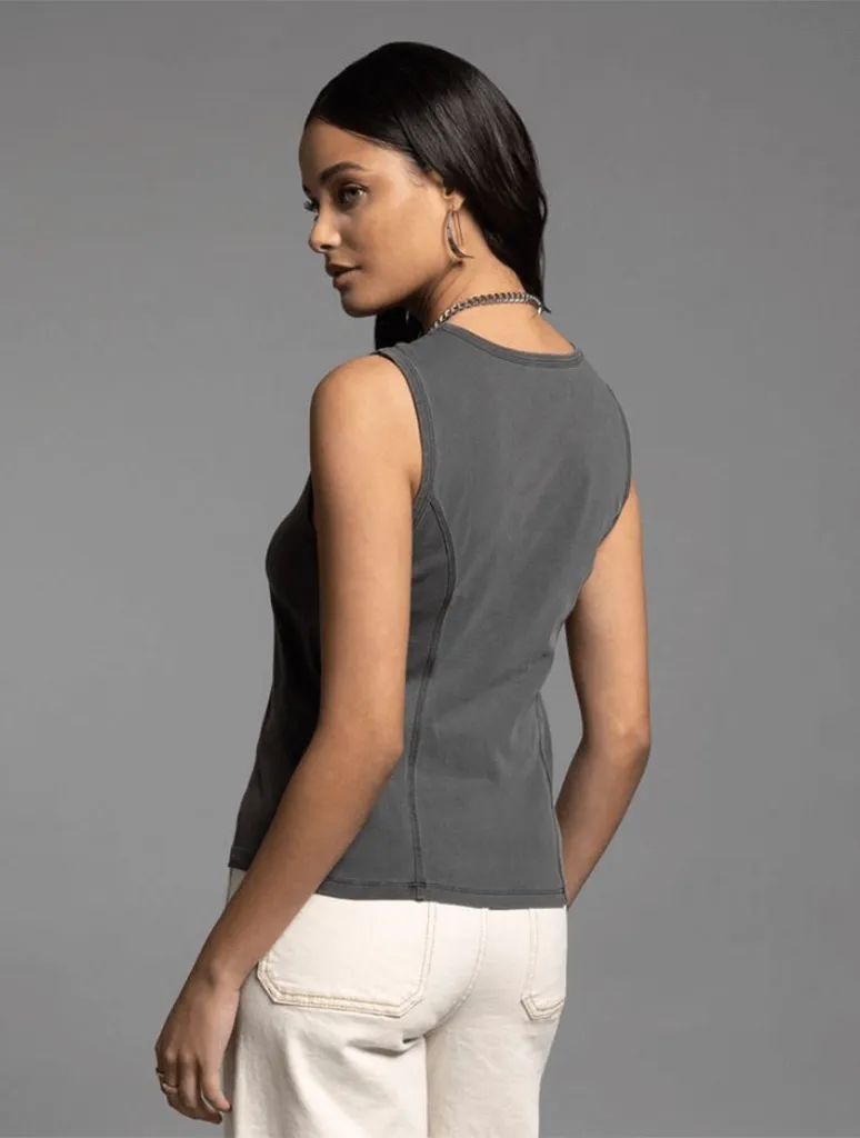 Amelie Tank in Vintage Black