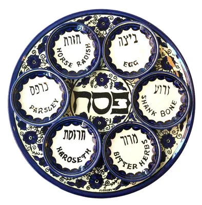 Armenian Ceramic Seder Plate
