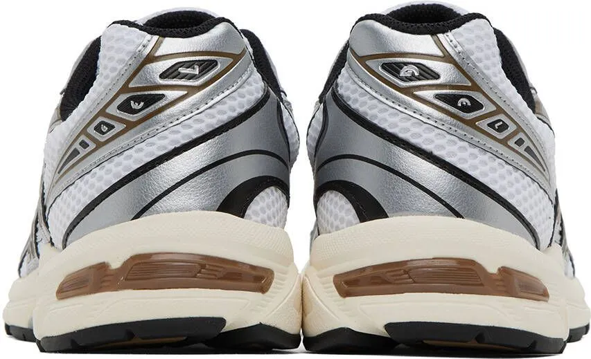 Asics White & Brown Gel-1130 Sneakers