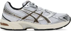 Asics White & Brown Gel-1130 Sneakers