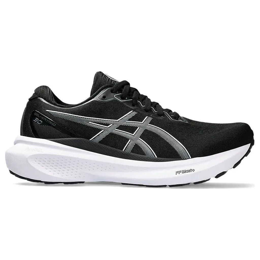 Asics Women's Gel-Kayano 30 in Black Sheet Rock