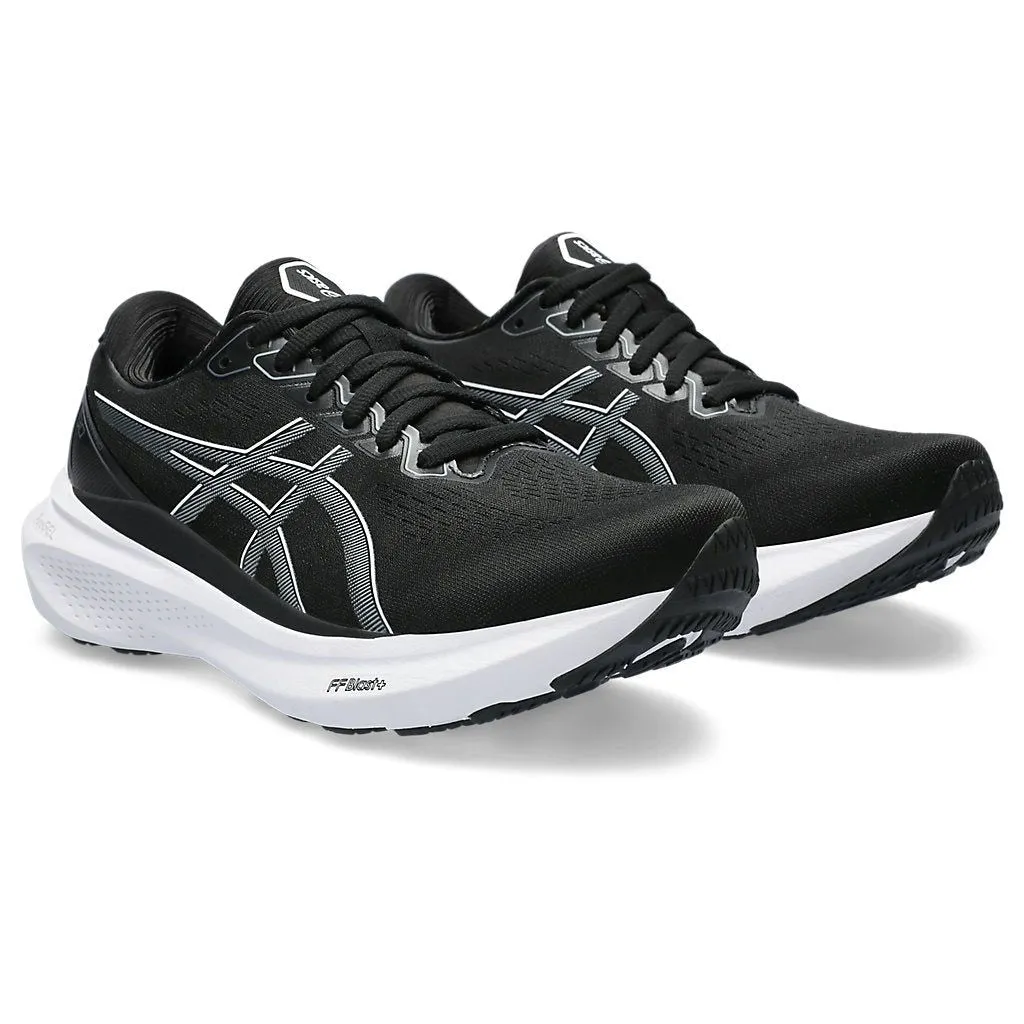 Asics Women's Gel-Kayano 30 in Black Sheet Rock