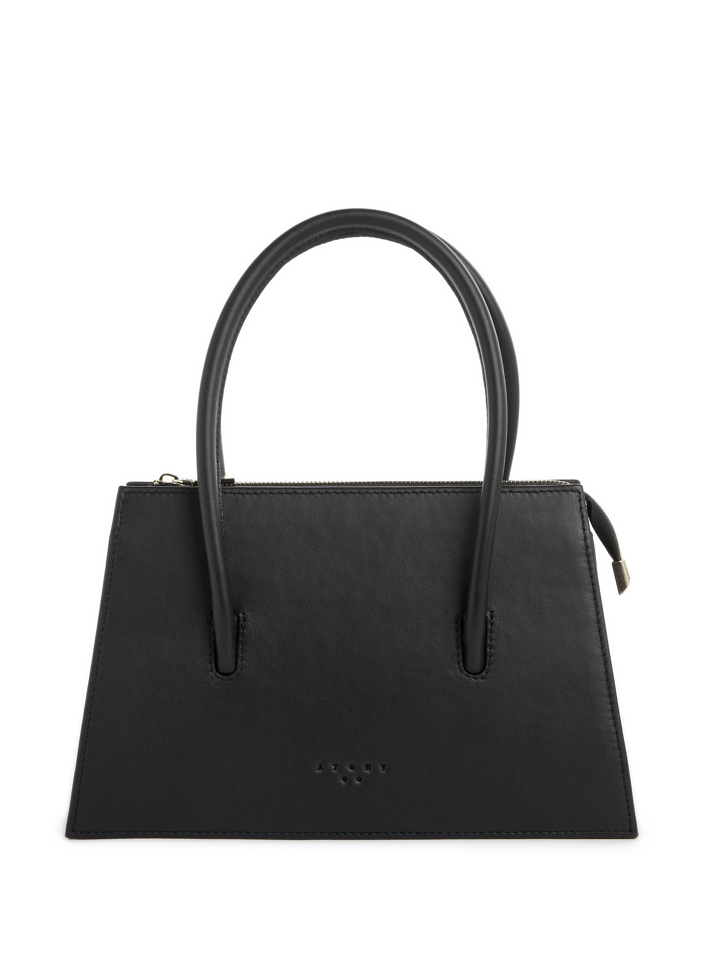 ATOMY  Melody leather handbag - Black