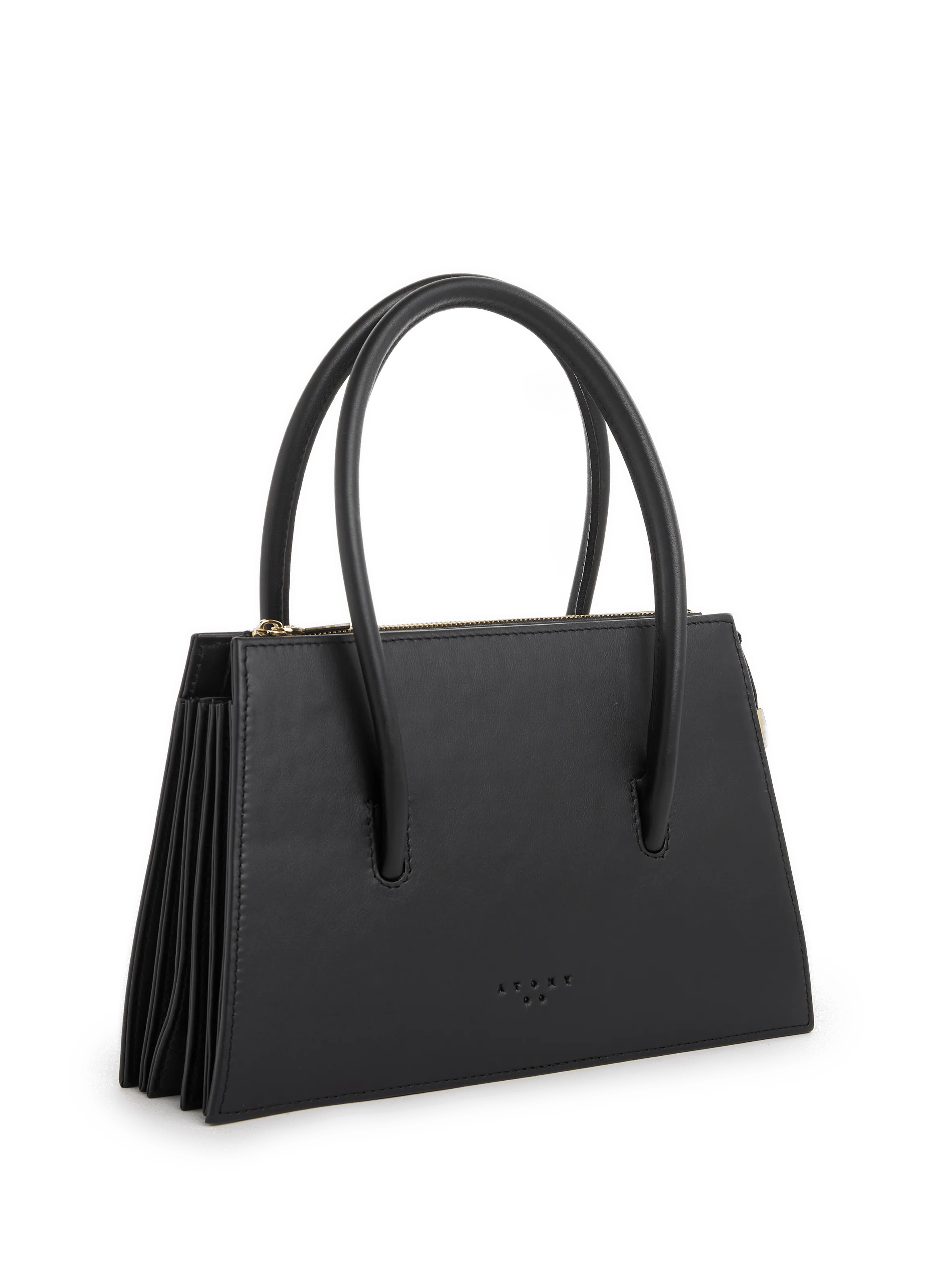 ATOMY  Melody leather handbag - Black