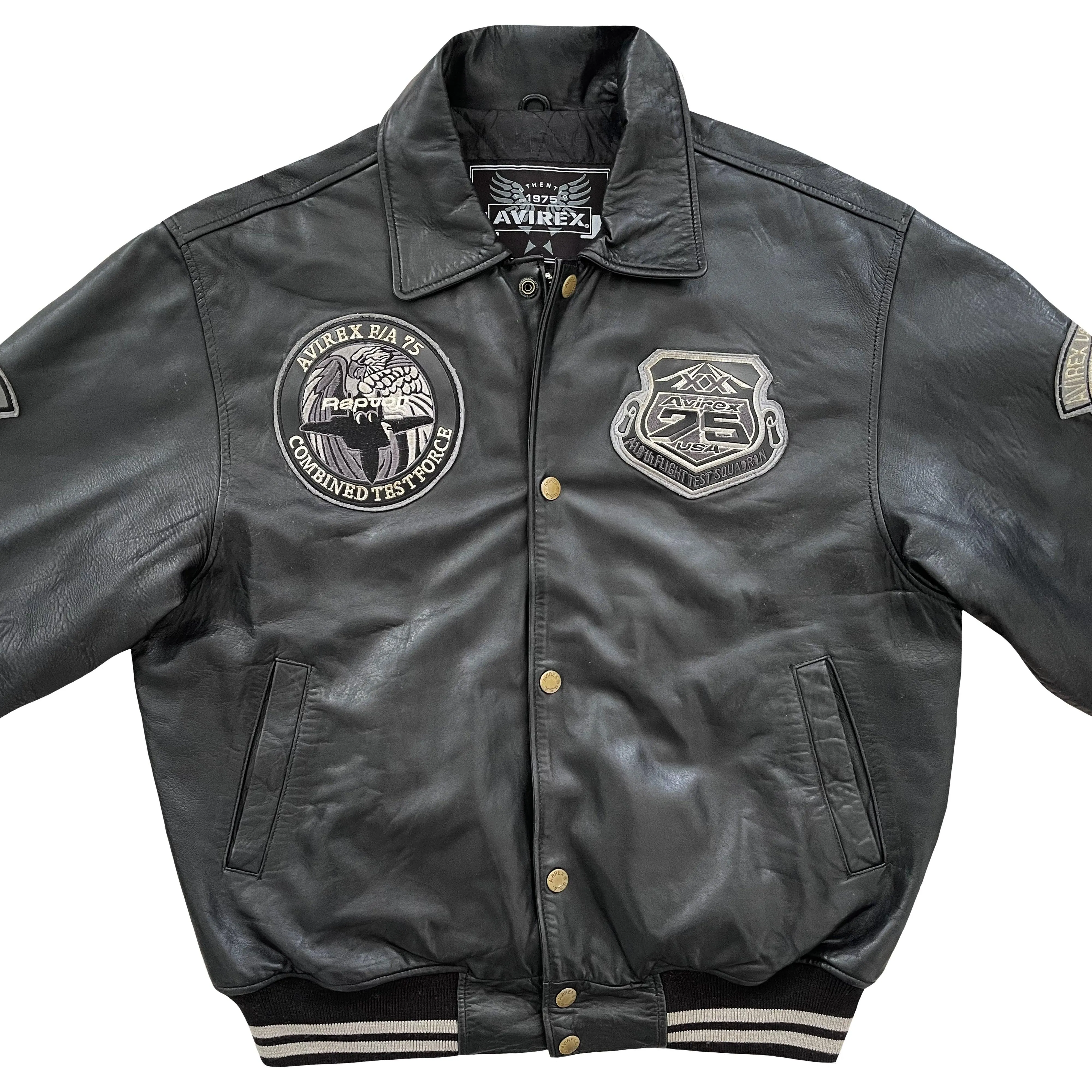 Avirex Leather Varsity Jacket