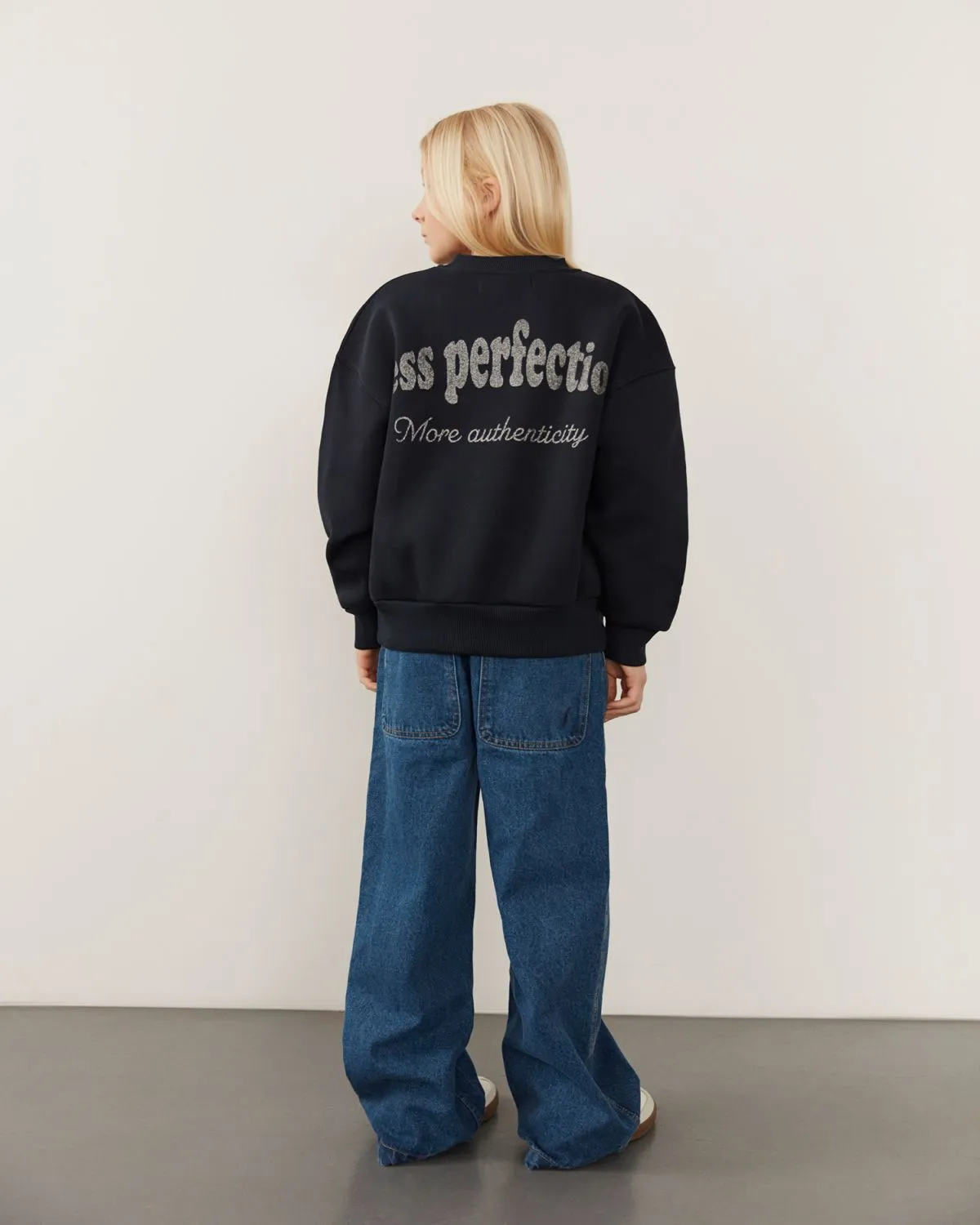 AZZISY TROUSERS - Denim blue