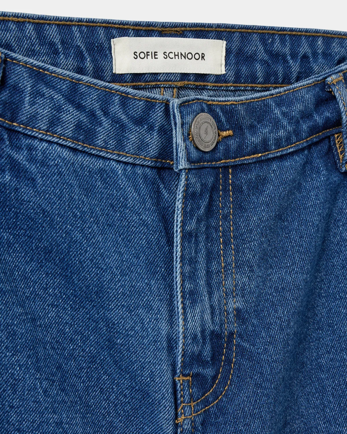 AZZISY TROUSERS - Denim blue
