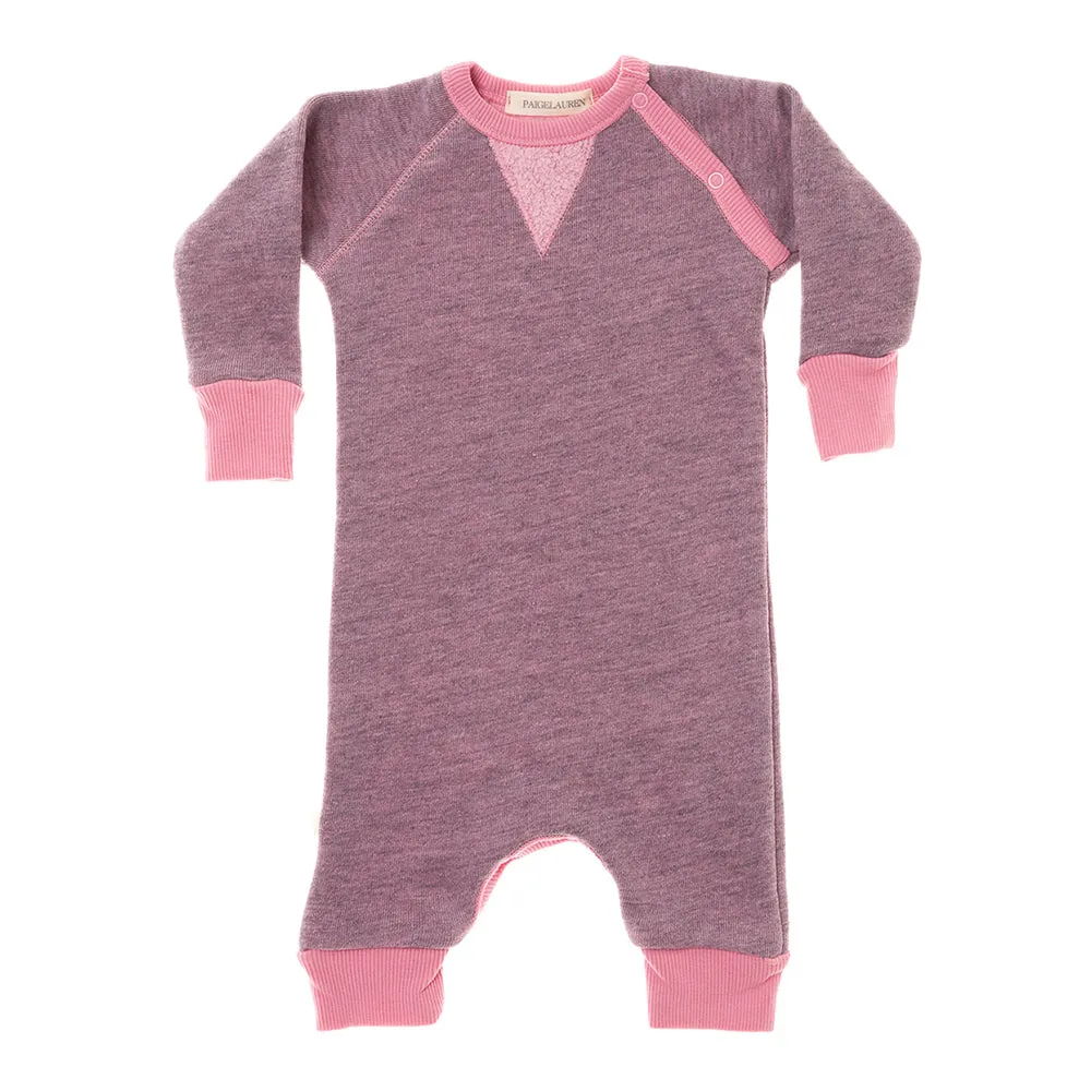 Baby Sherpa Heathered Romper
