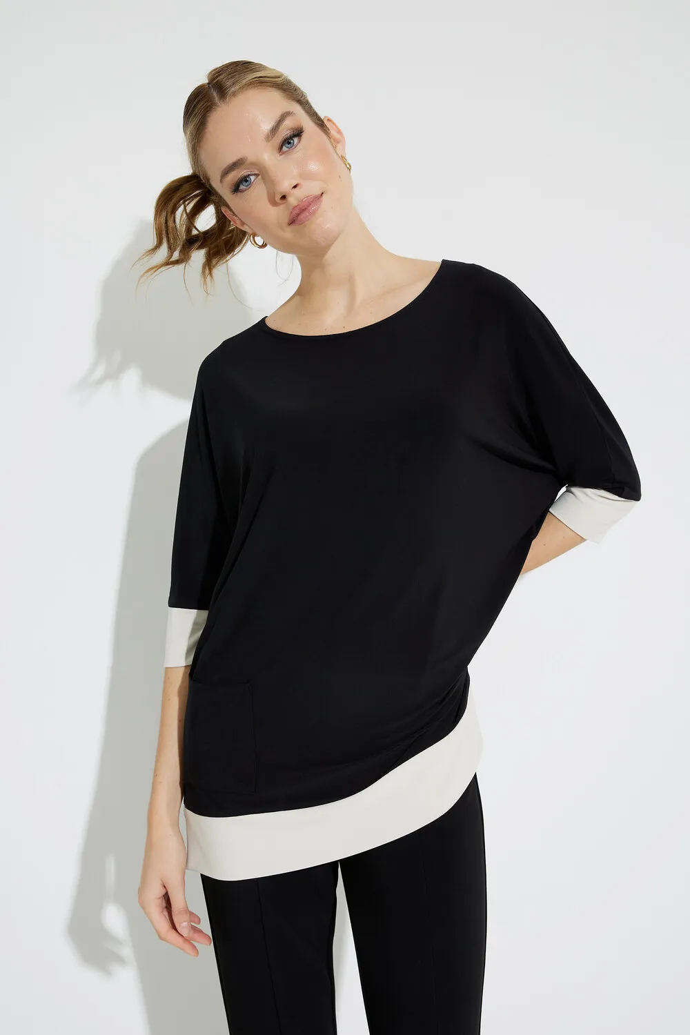 Banded Hem Tunic Style 231261