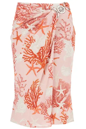 baroque sea jersey skirt