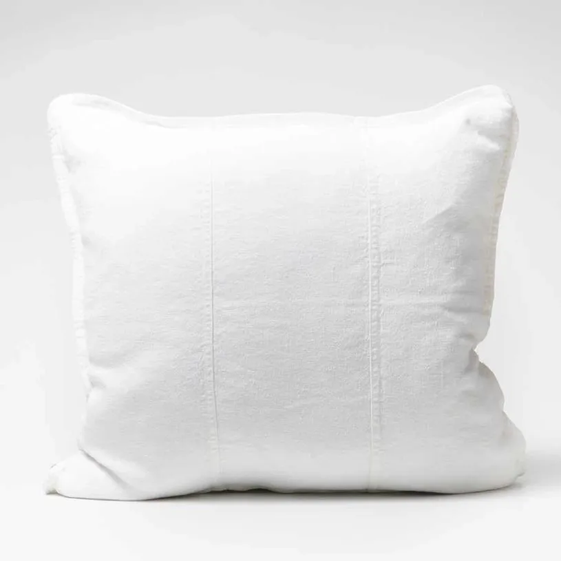 BB - Liam White Linen Pillow