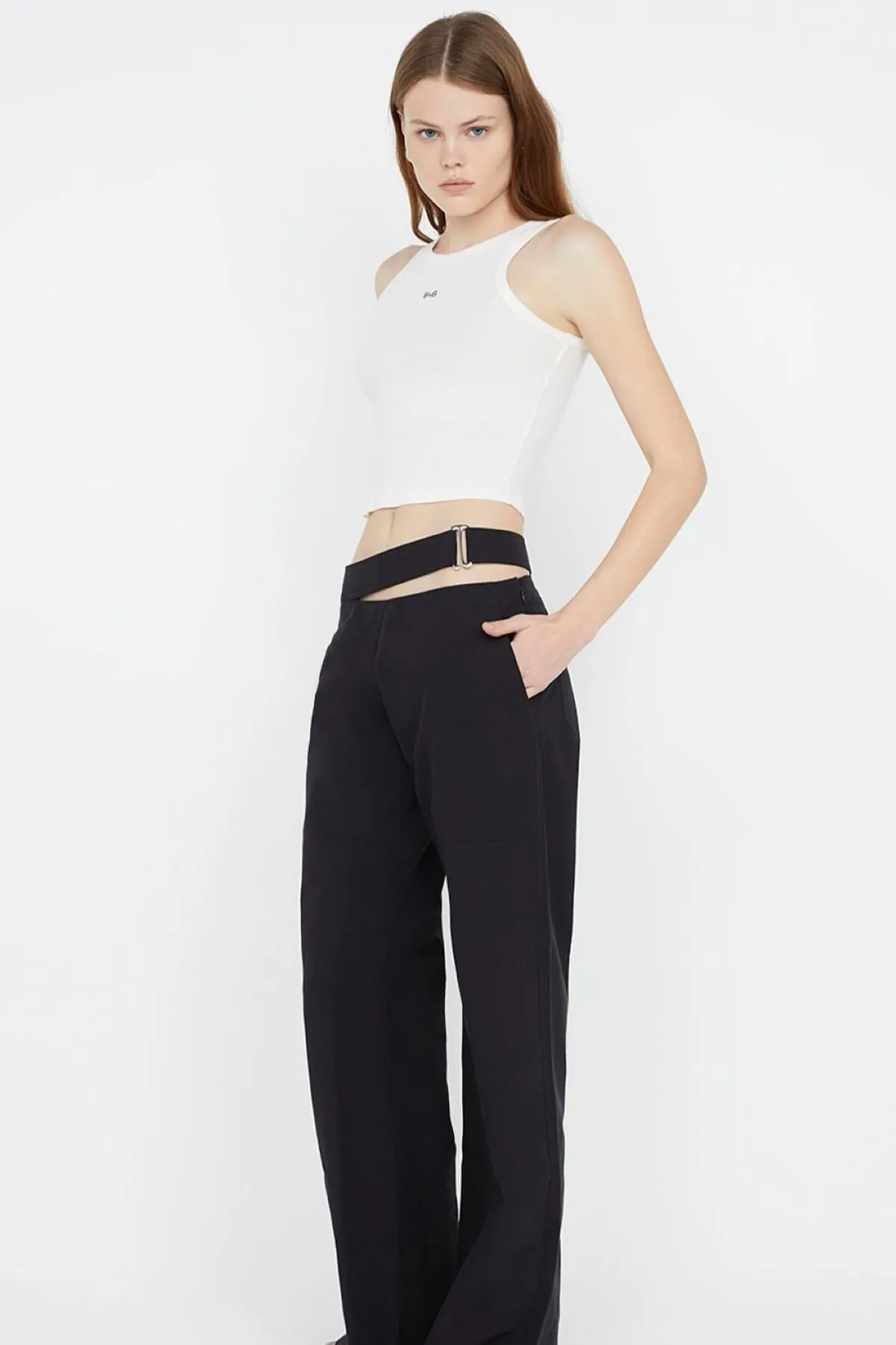 B+B RACER TANK (IVORY)