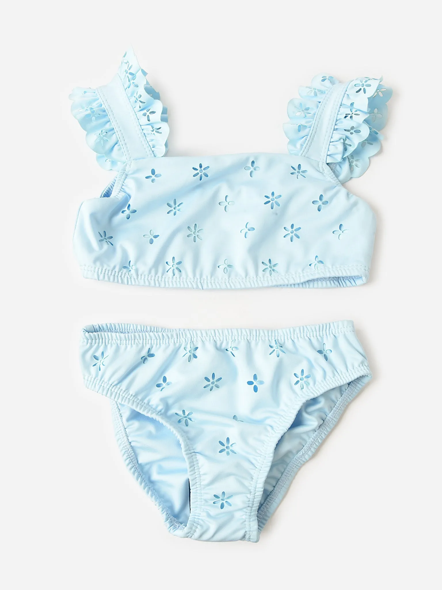     BE ELIZABETH  Girls' Eyelet Bikini Set    