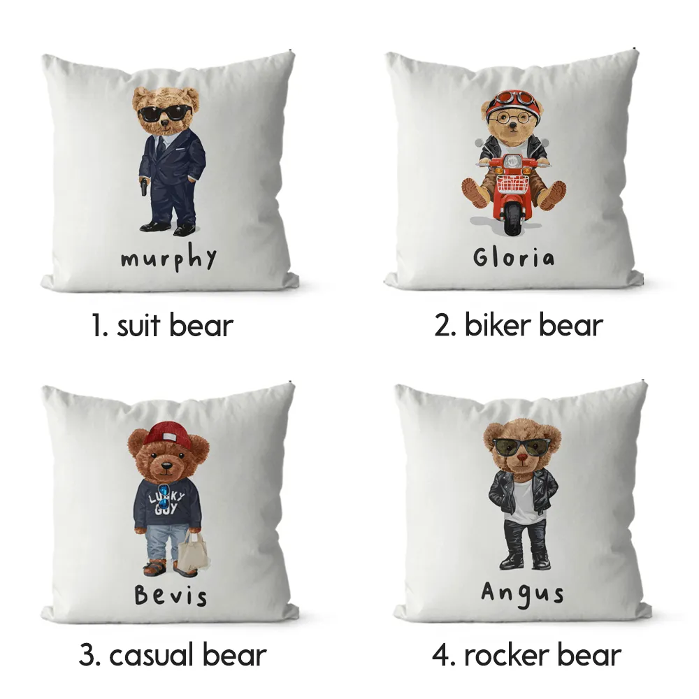 【Bears】Cushion Cover 小熊咕套 (**送咕芯)