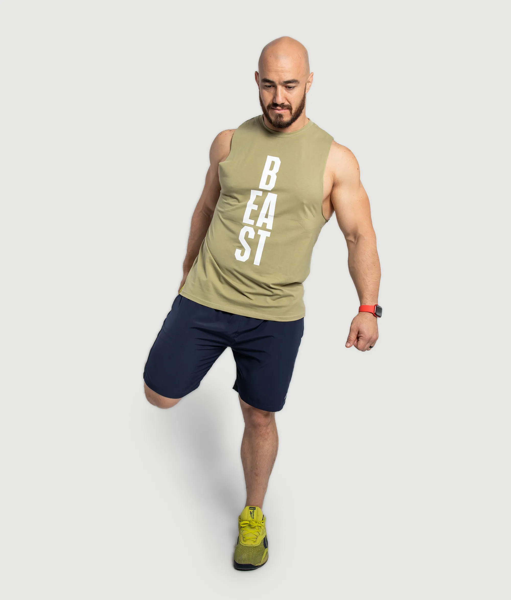 BEAST Drop Armhole Tank - Green