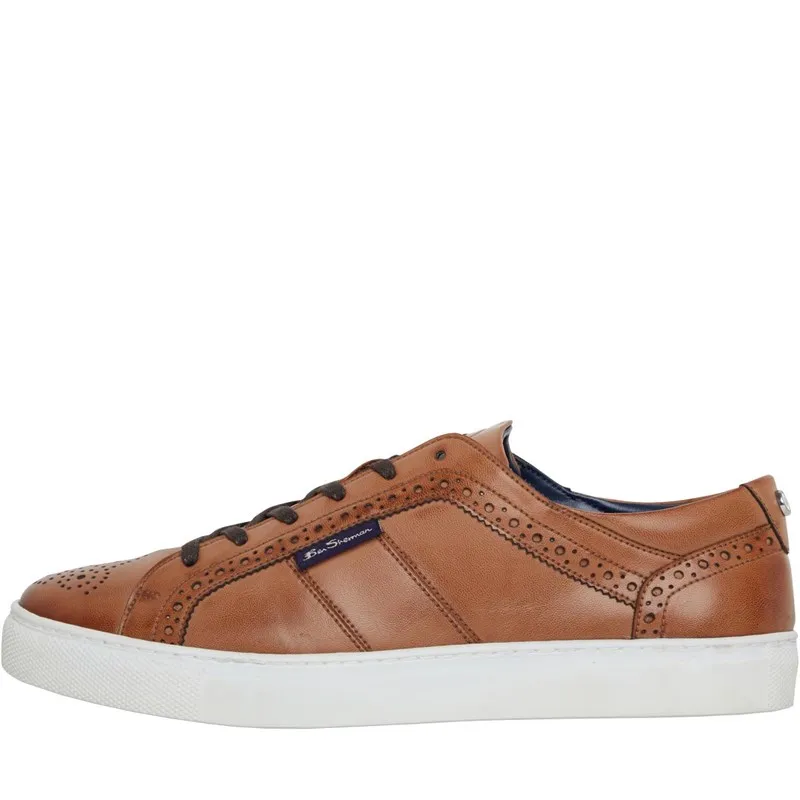 Ben Sherman Mens Tony Trainers Tan