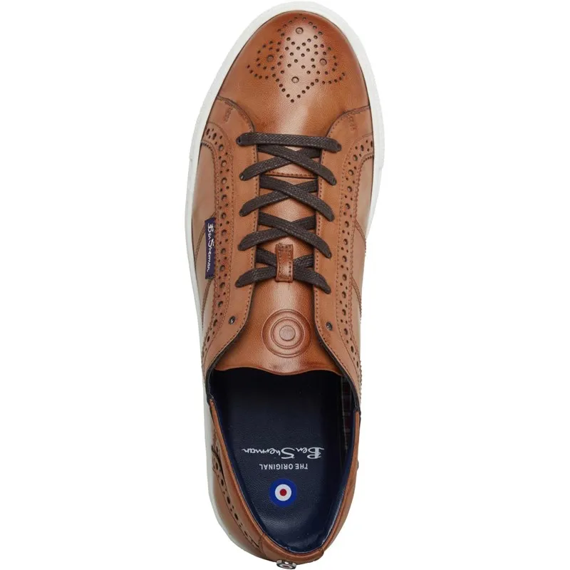 Ben Sherman Mens Tony Trainers Tan