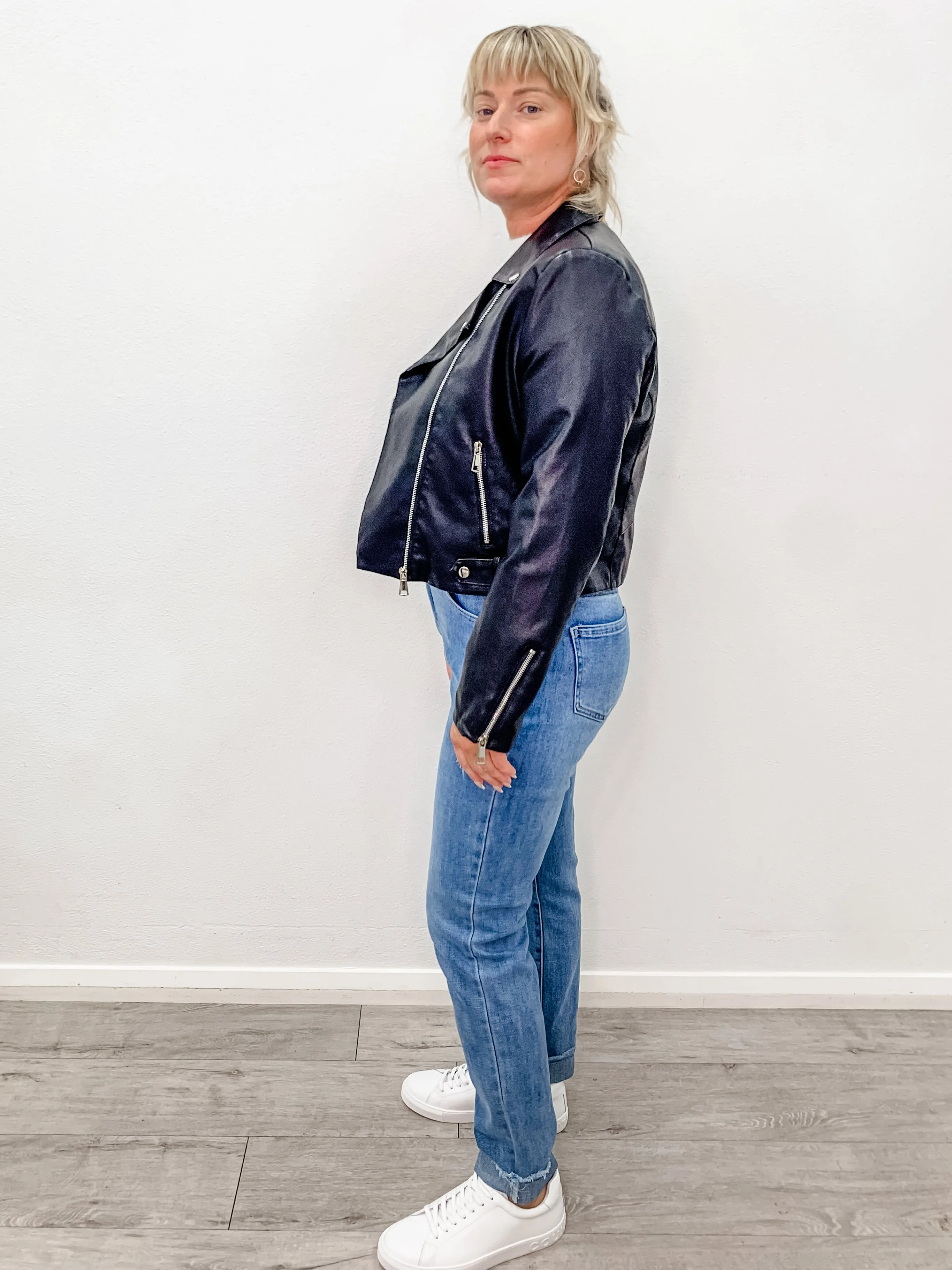 Bianca Faux Leather Jacket