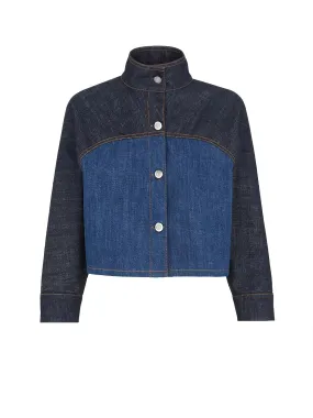 Bicolor Denim Jacket