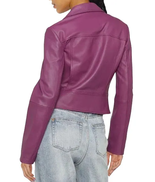 Big Sky S03 Jenny (Katheryn Winnick) Purple Leather Jacket | TLC