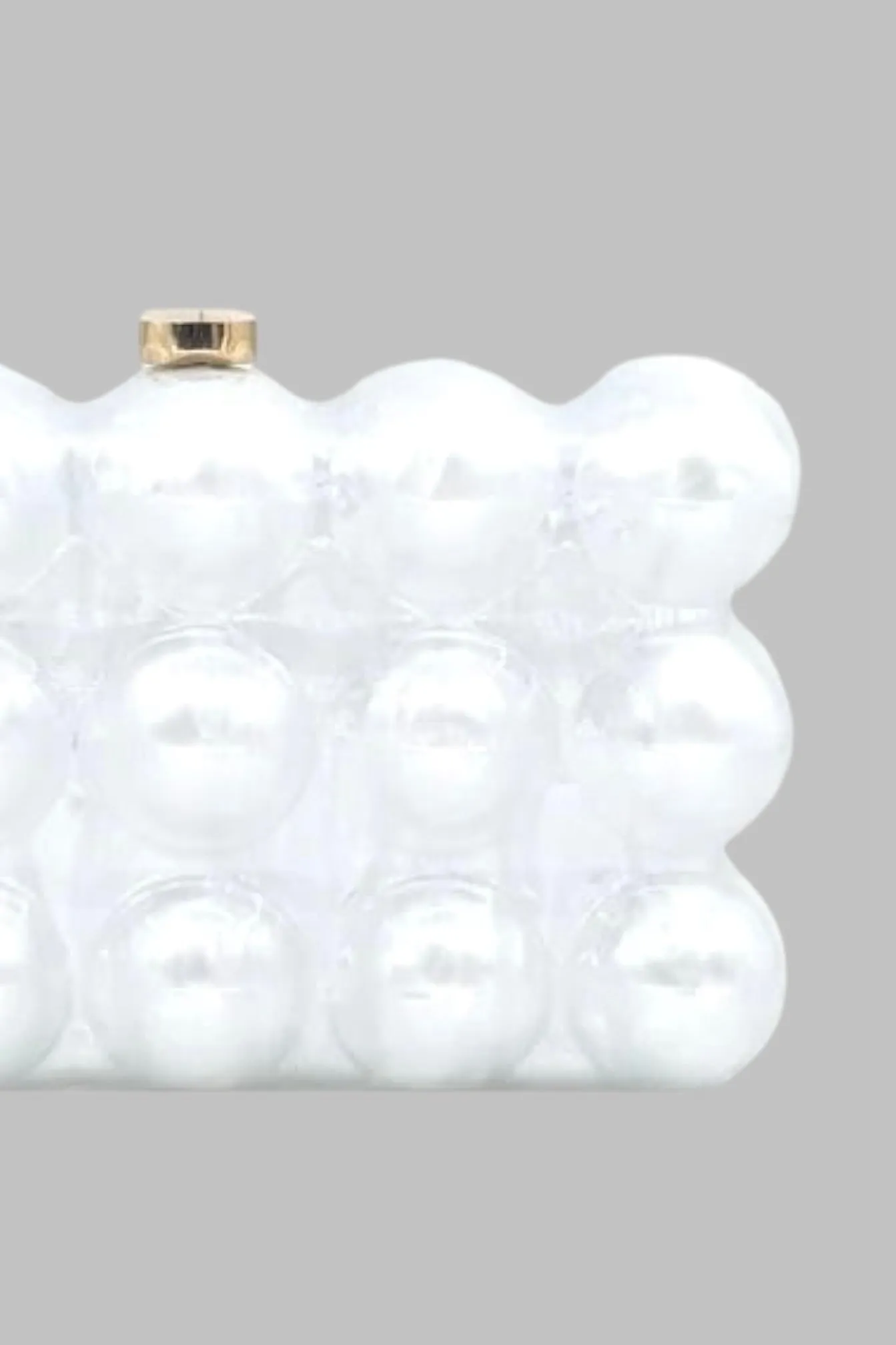 Birdie Acrylic Bubble Clutch