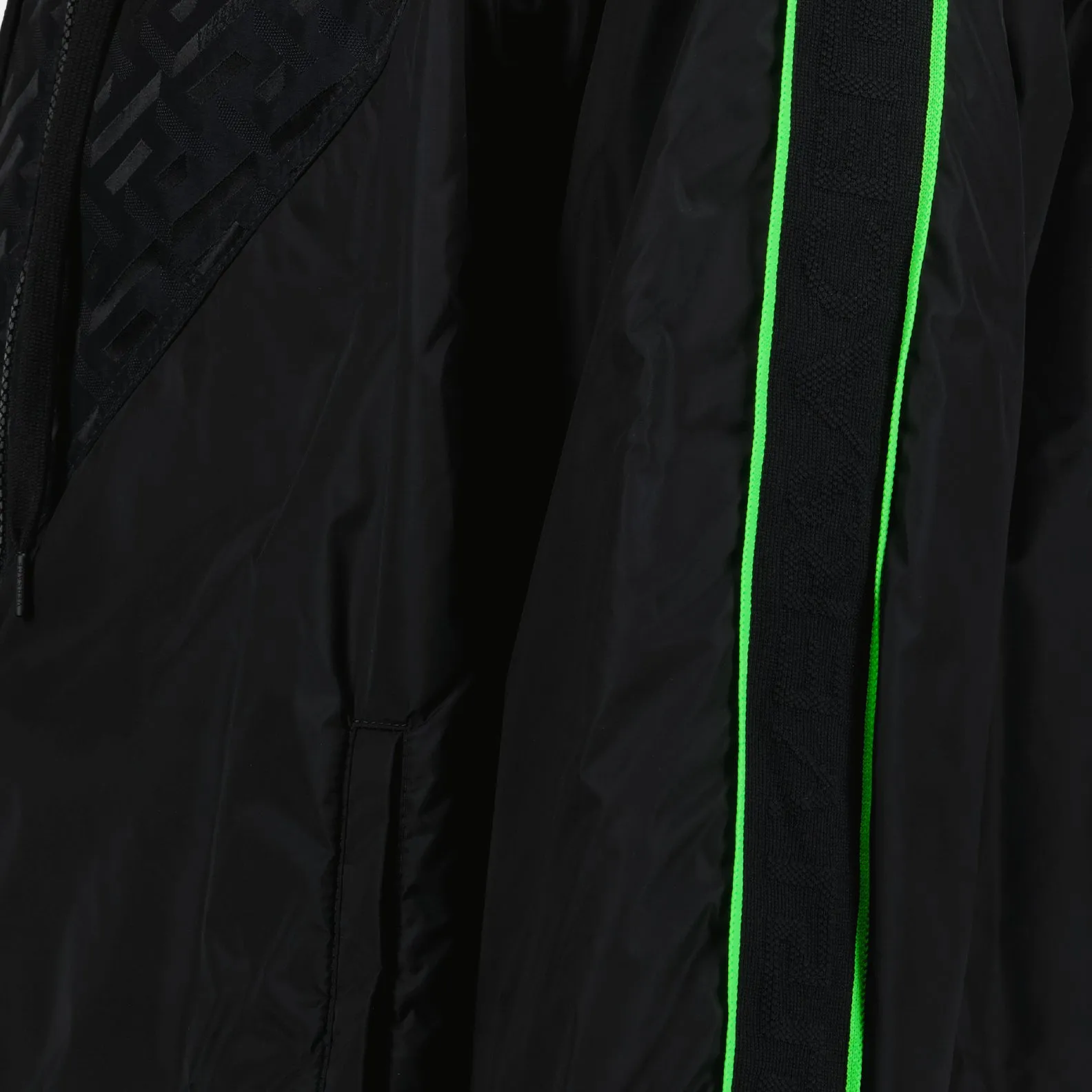 Black Greca Windbreaker