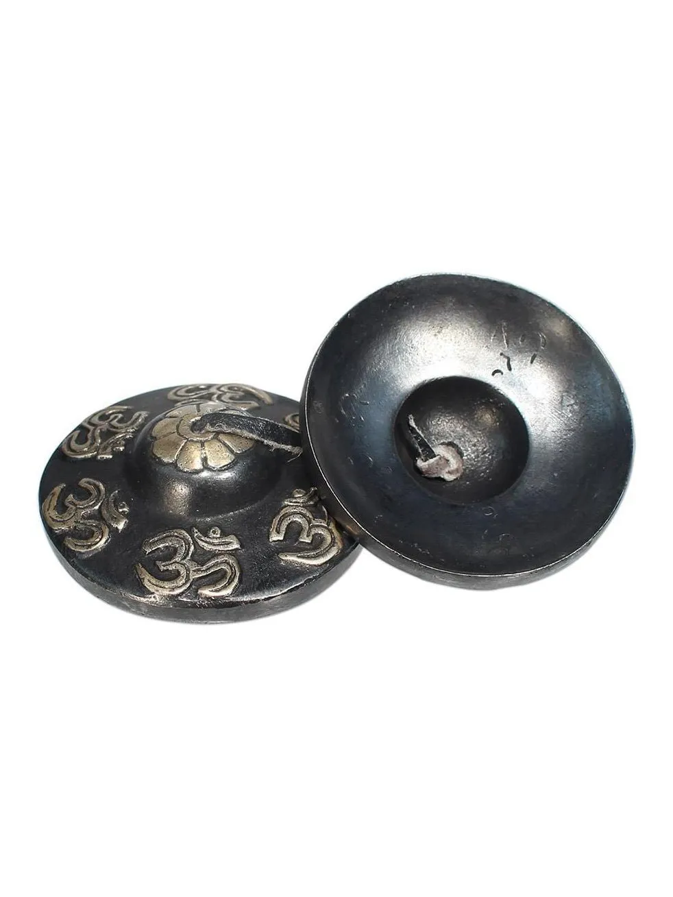 Black Om Tingsha - 1.75 inch