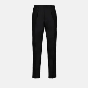 Black Pleated Trousers