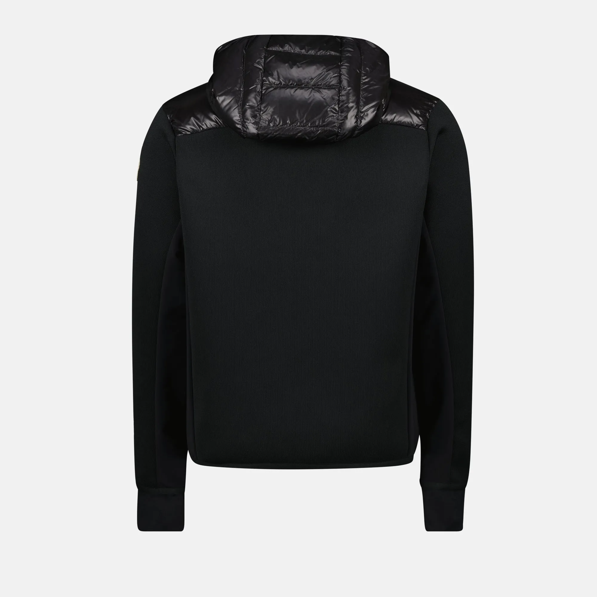 Black Two-Material Jacket