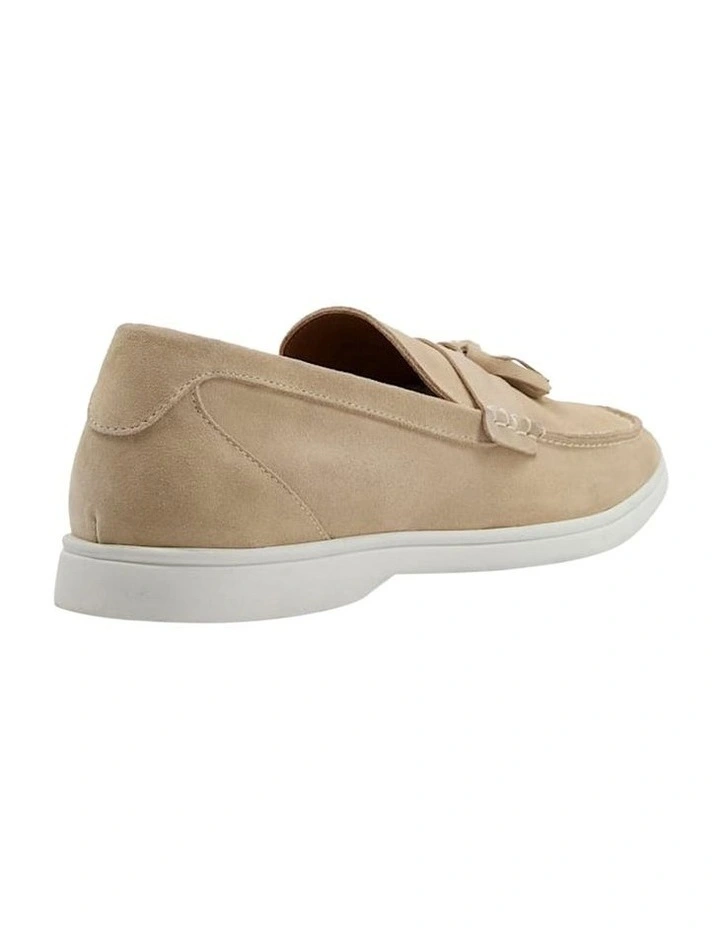 Bloom Tassel Loafer in Sand
