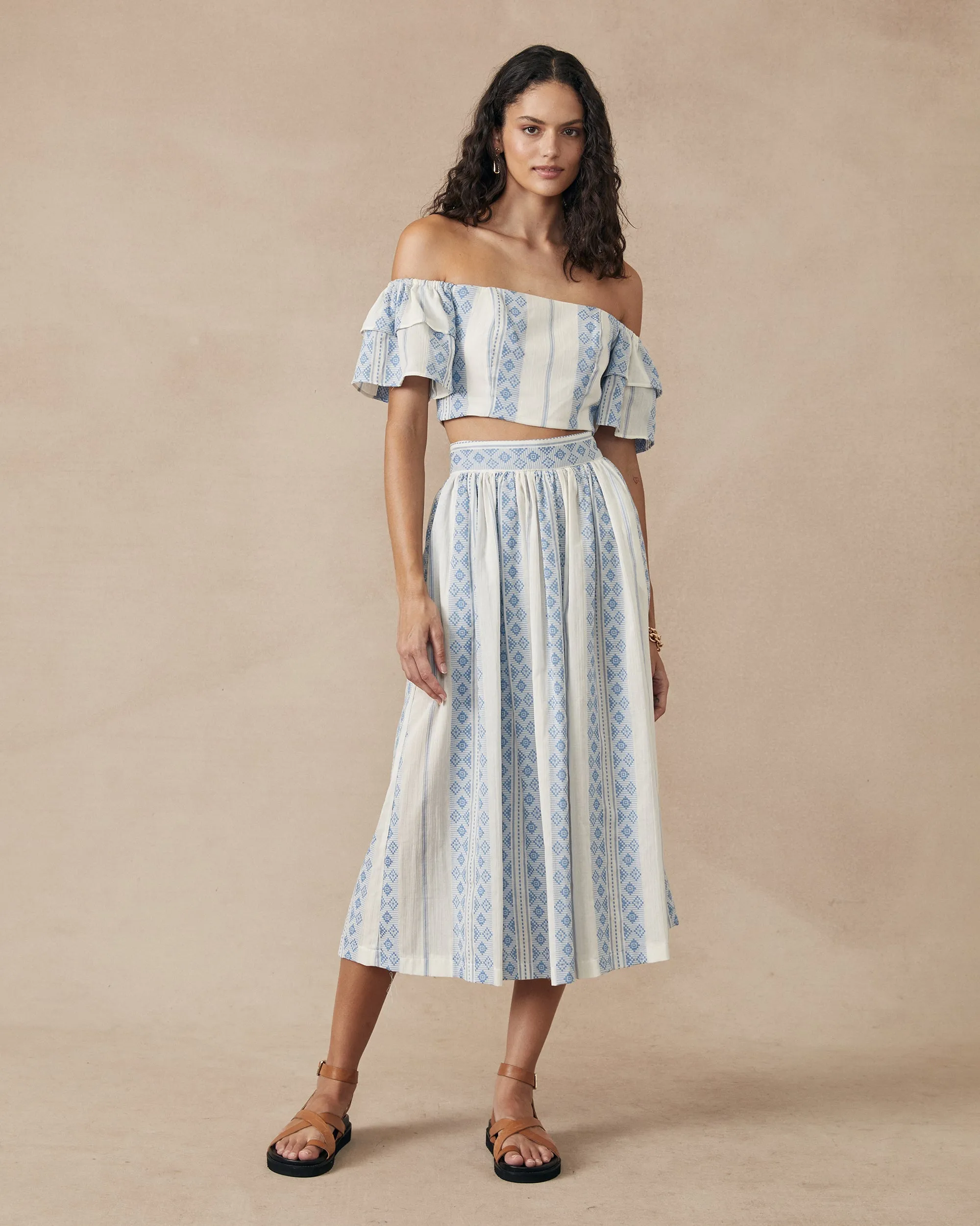 Blossom Skirt Blue Hendrix