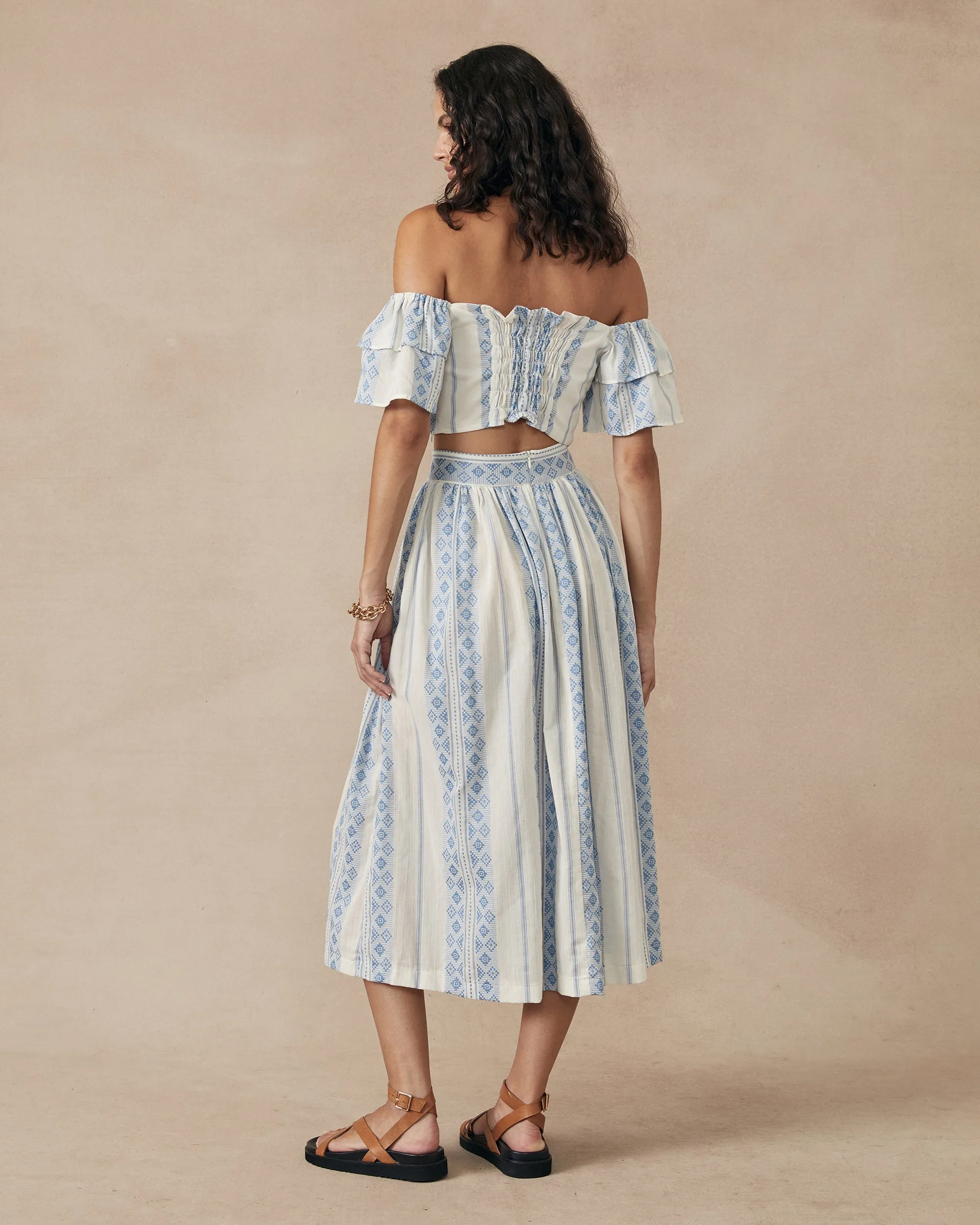 Blossom Skirt Blue Hendrix