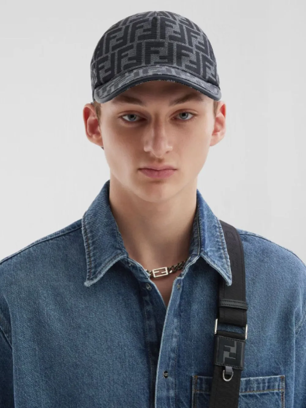 Blue FF Jacquard Baseball Cap