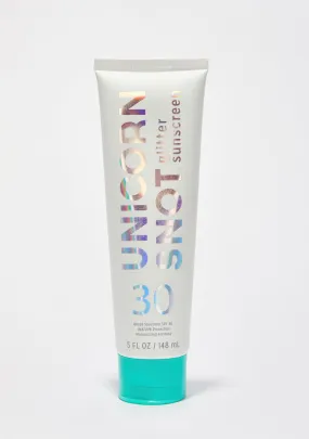 Blue Glitter Sunscreen-