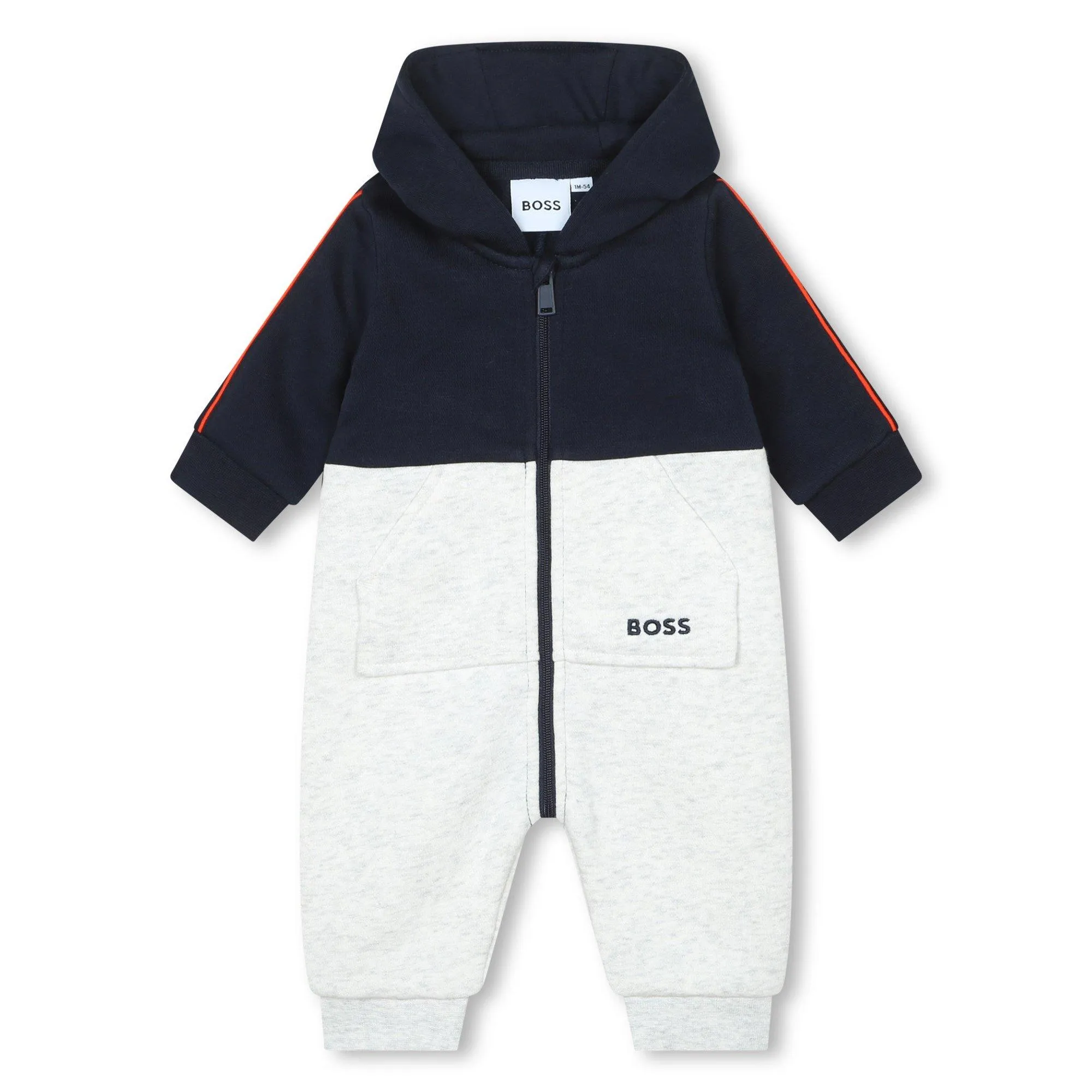 Boss Hooded Romper Babies