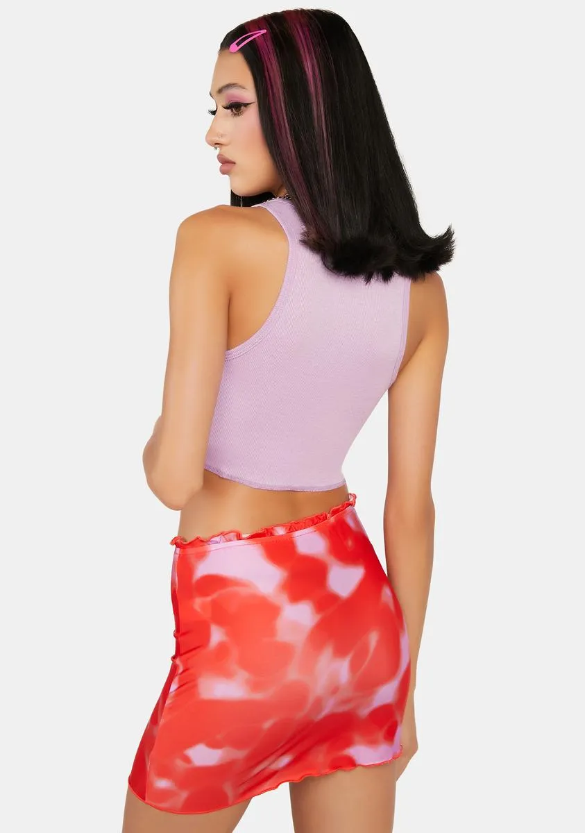 Bottlin' Flames Mini Skirt-