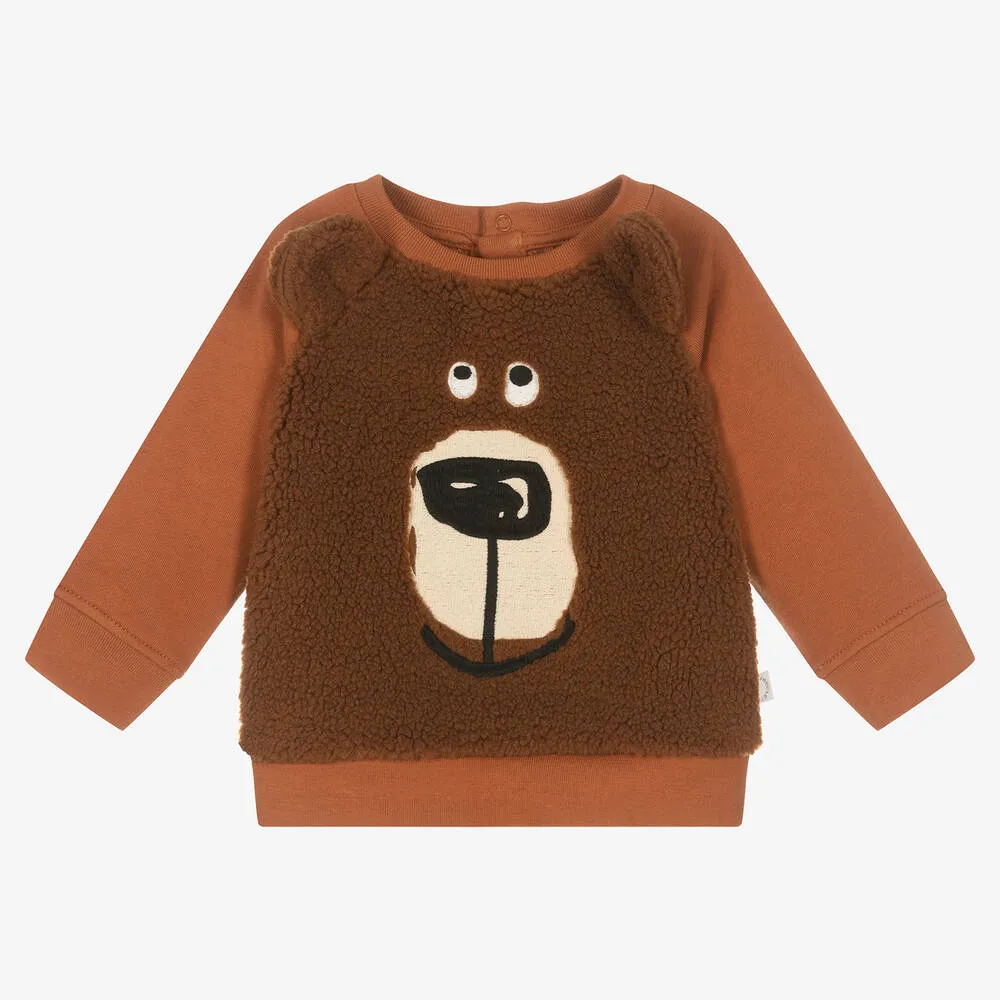Boys Brown Bear Sweatshirt